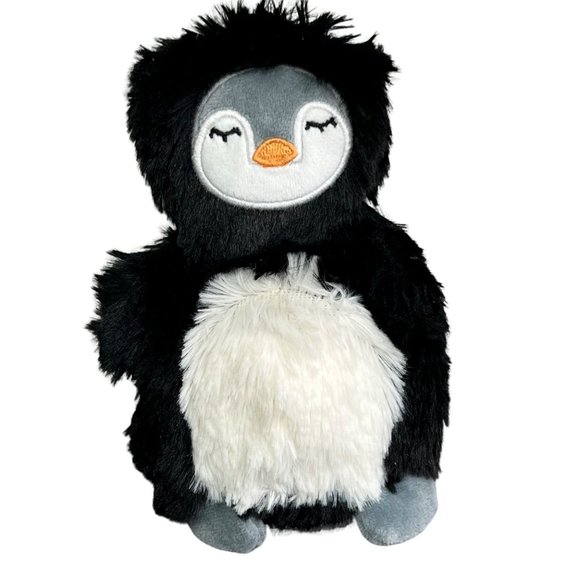 Slumberkins Penguin Mini Plush Stuffed Animal Black White NWT Ltd Edition 6 in - Picture 1 of 8